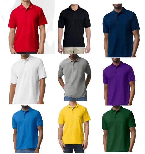 Wholesale Truckload Of 5,040 Gildan Polo Shirts For Men - S-3XL - First Quality - Your Price Is Only $1.75 Each