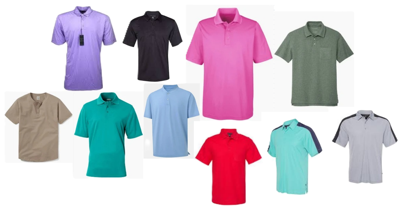 Wholesale Truckload Of 3,600 Prim + Preux Men’s Polo Shirts - XS-4XL - Poly Bagged - Your Price Is Only $1.15 Each