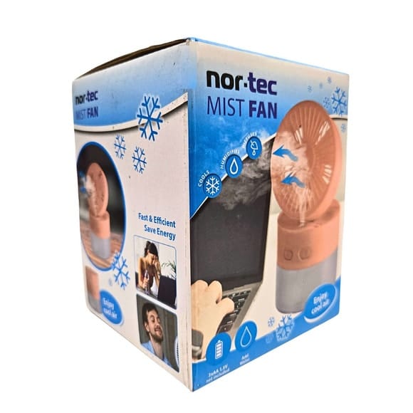 Wholesale Truckload Of 5,000 Nor-Tec Desktop Mist Cooling Fans – Assorted Colors – Estimated Original Retail Value $89.99 Each – Your Price Is Only $3.00 Each - Image 5