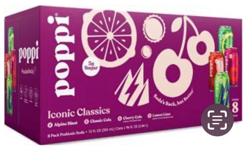 Wholesale Truckload Of 2,200 Cases Of Poppi Iconic Classics Prebiotic Soda – 3 Packs Of 8 Cans Per Case (24 Cans) – Best By Date 12/11/2026 – Your Price Is Only $14.40 Per Case ($0.60 Per Can)